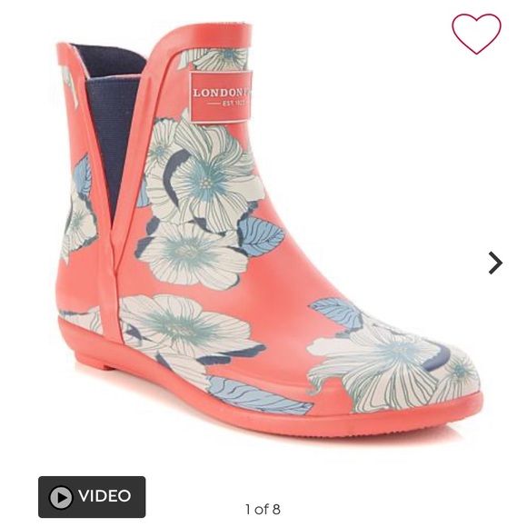 london fog ankle rain boots